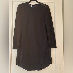 10 Crosby Derek Lam, size 2, textured wool front dress with silk back